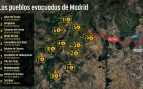 Las llamas están a 46 km de Madrid capital tras dejar más de 40.000 personas desalojadas o confinadas
