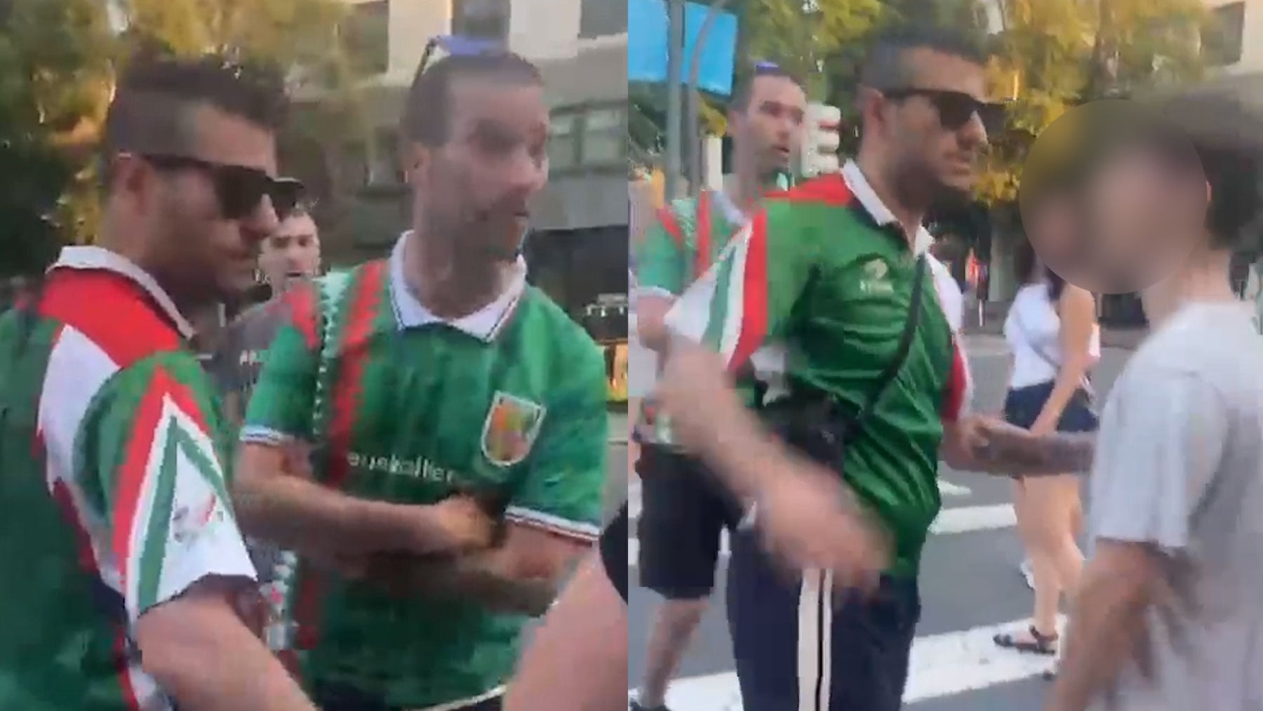 Estos son los proetarras que le gritaron ¡tres tiros de daba en la cabeza! a un menor por llevar la bandera de España en Bilbao