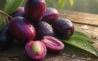 Fruta negra con sabor a tutti frutti