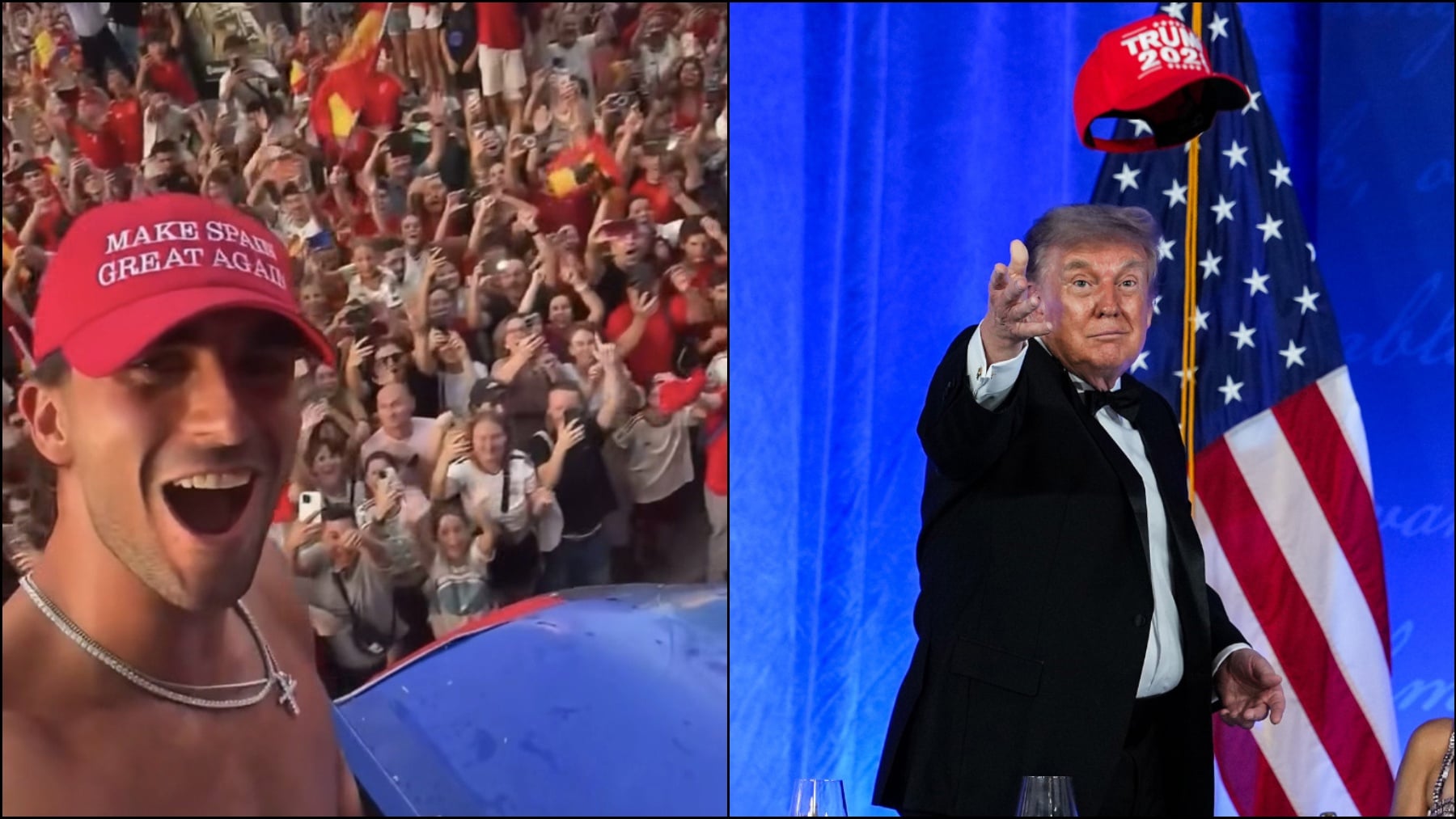Trump agradece a Ferran el homenaje con su gorra: Es un gran jugador y lo hizo con buena intención
