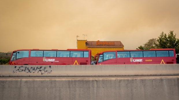 UME incendios humo