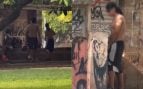 colombianos botellón parque Krekovic Palma