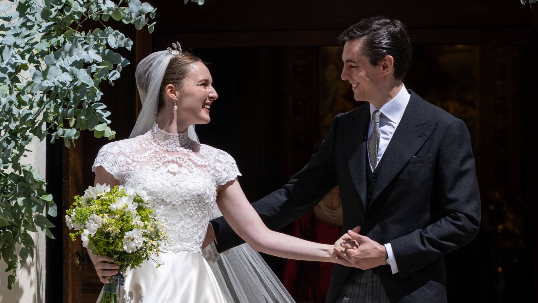 Isabel de Habsburgo-Lorena y Carlos de Palacio Gaytán de Ayala. (Foto: Getty)
