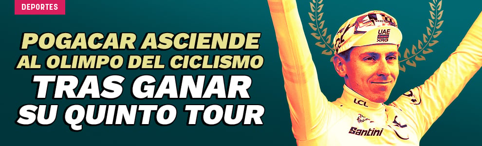Pogacar asciende al olimpo del ciclismo: iguala a Anquetil, Merckx, Hinault e Indurain con su quinto Tour de Francia