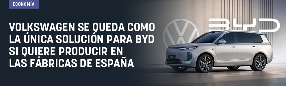 Volkswagen se queda como la única solución para BYD si quiere producir en las fábricas de España