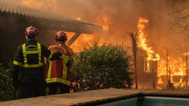 Bomberos en Francia