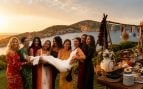 La boda de Rocío Crusset en Ibiza. (Fotos: Redes Sociales/ IA)