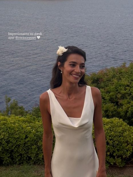 Rocío Crusset vestida de novia. (Foto: Redes Sociales)
