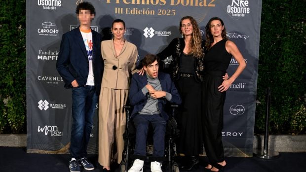 Parte de los hijos de Bert&iacute;n Osborne. (Foto: Europa Press)