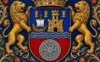 Escudo de Cantabria y la Torre del Oro
