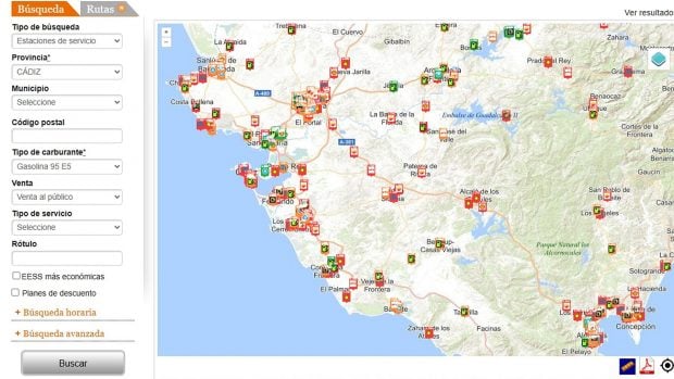precio gasolina 1 agosto Andaluc&iacute;a