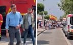 Gritos contra Sánchez en su visita al puesto de mando del incendio en Vall de Uxó: «¡Traidor, no hacéis nada!»