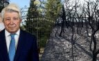OKDIARIO en la finca ‘La Granjilla’ de Enrique Cerezo arrasada por el fuego: se quemaron las 515 hectáreas y sólo se salvó la casa