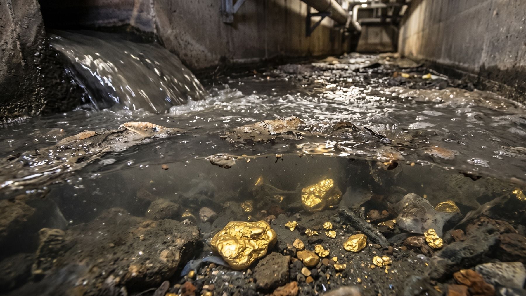 No somos conscientes pero millones de euros en oro y plata terminan cada año en el desagüe