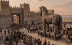 Caballo de Troya. Imagen generada con IA.