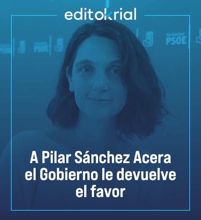 A Pilar Sánchez Acera el Gobierno le devuelve el favor