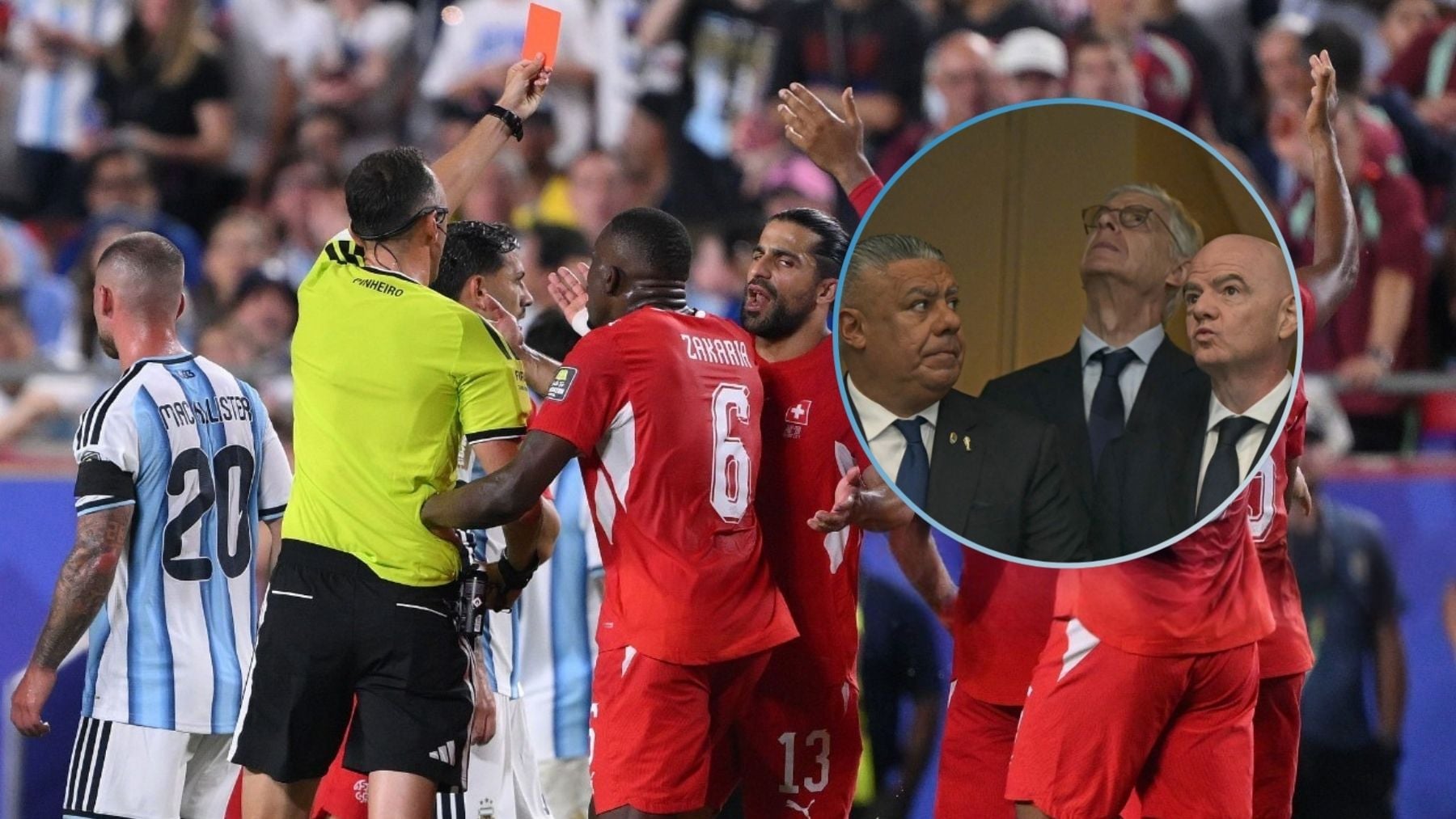 La IFAB admite que benefició a Argentina contra Suiza: Embolo nunca debió ser expulsado