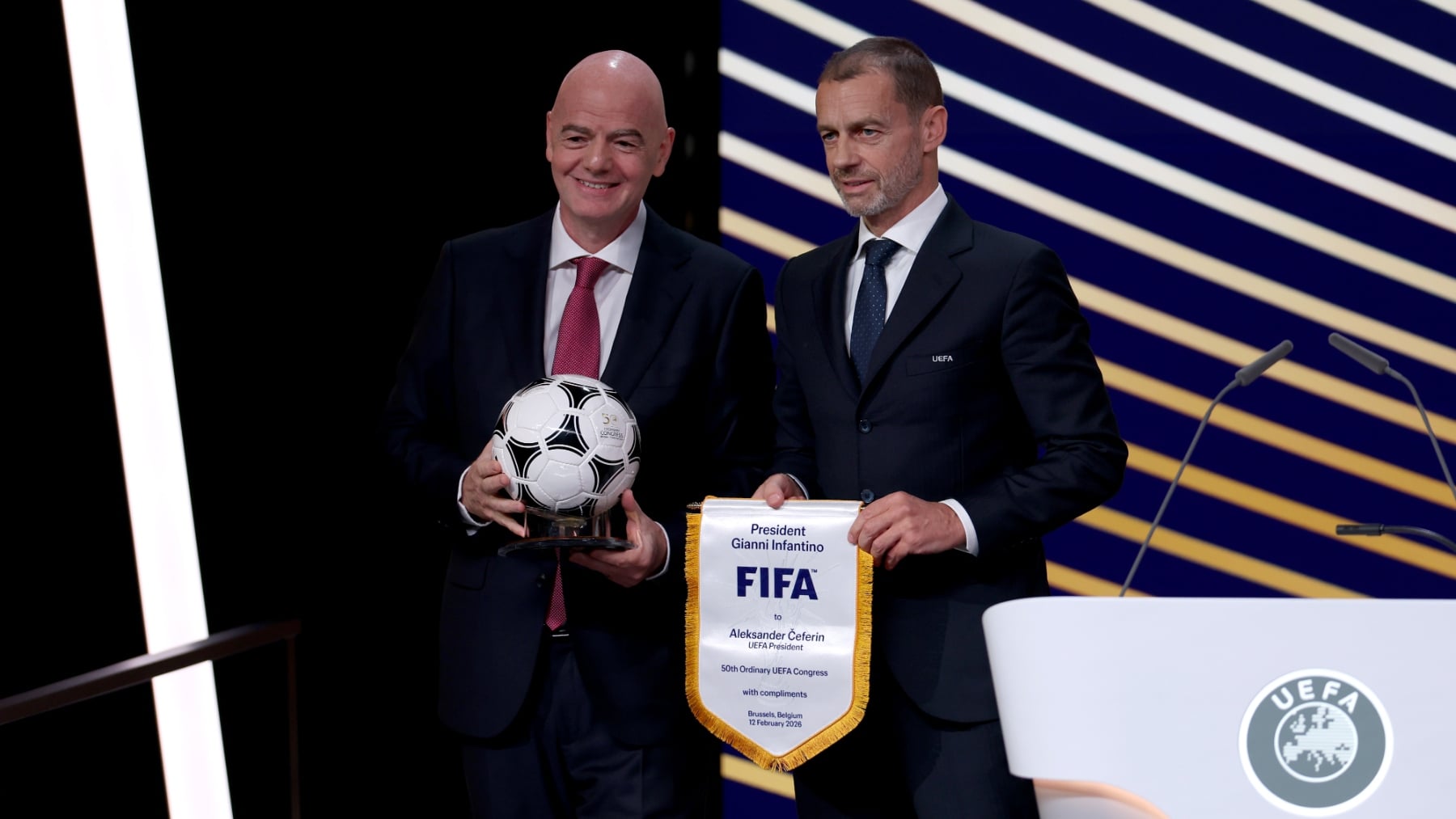 Infantino plantea que entren inversores al Mundial y la UEFA declara la guerra: Traspasa cualquier línea