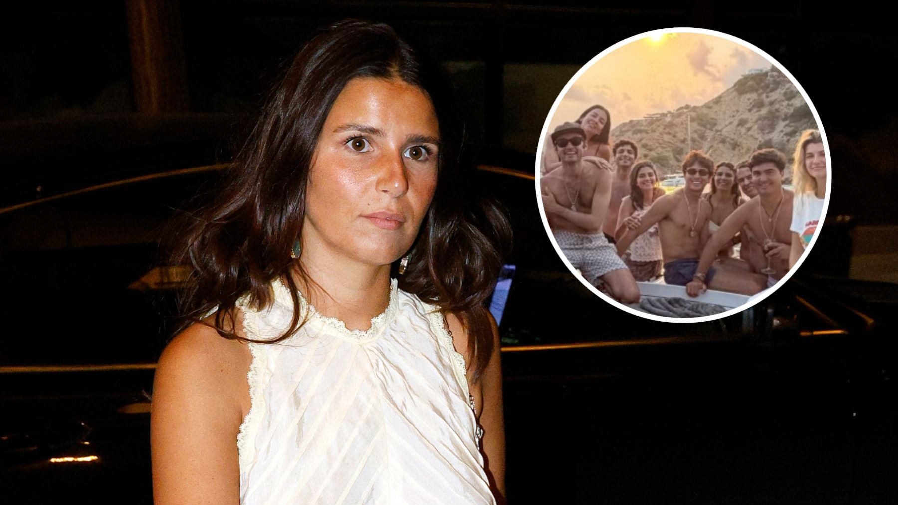 Tana Rivera y su grupo de amigos en Ibiza. (Fotos: Europa Press/ Redes Sociales)
