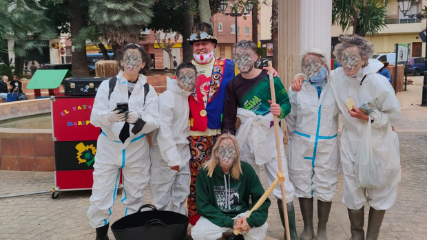 El payaso Maripino en la Dana de Valencia