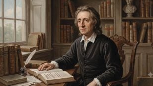 John Locke. Imagen generada con IA.
