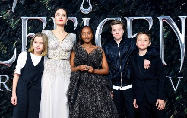 Angelina Jolie e hijos