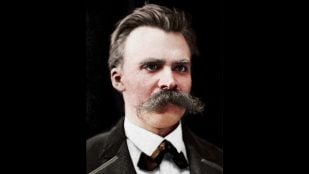 Friedrich Nietzsche, alrededor de 1875. Foto: Friedrich Hartmann, Dominio público, vía Wikimedia Commons
