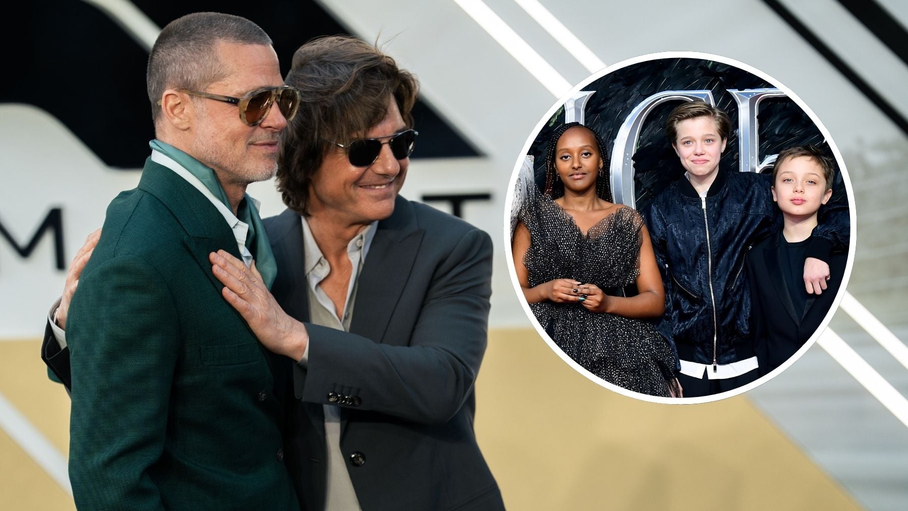 Tom Cruise y Brad Pitt.(Foto: EP)