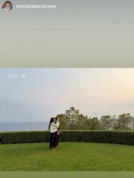 Olympia Beracasa comparte una foto de los jardines de Marivent. (Foto: Redes Sociales)