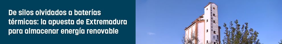 De silos olvidados a baterías térmicas: la apuesta de Extremadura para almacenar energía renovable