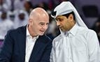UEFA Al-Khelaifi Infantino FIFA