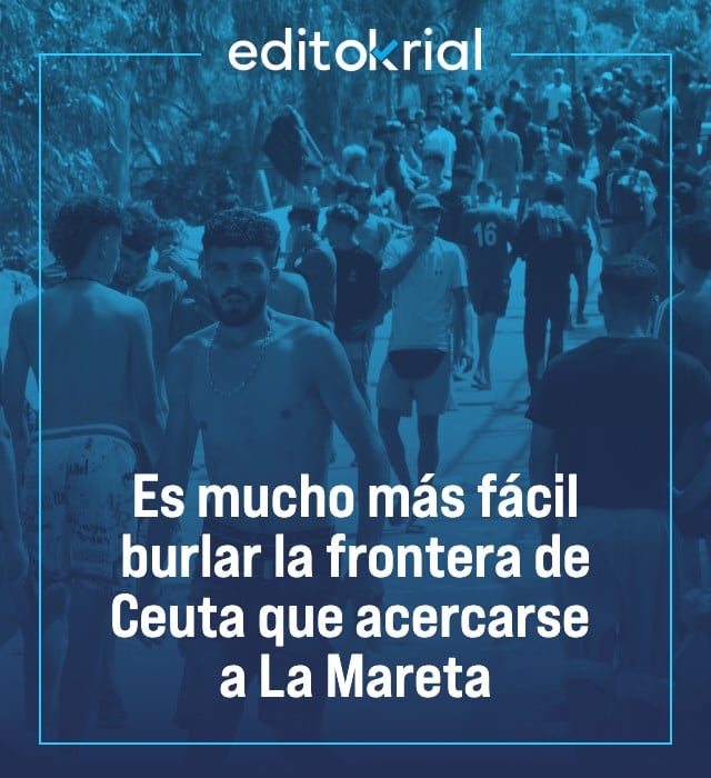 Es mucho más fácil burlar la frontera de Ceuta que acercarse a La Mareta