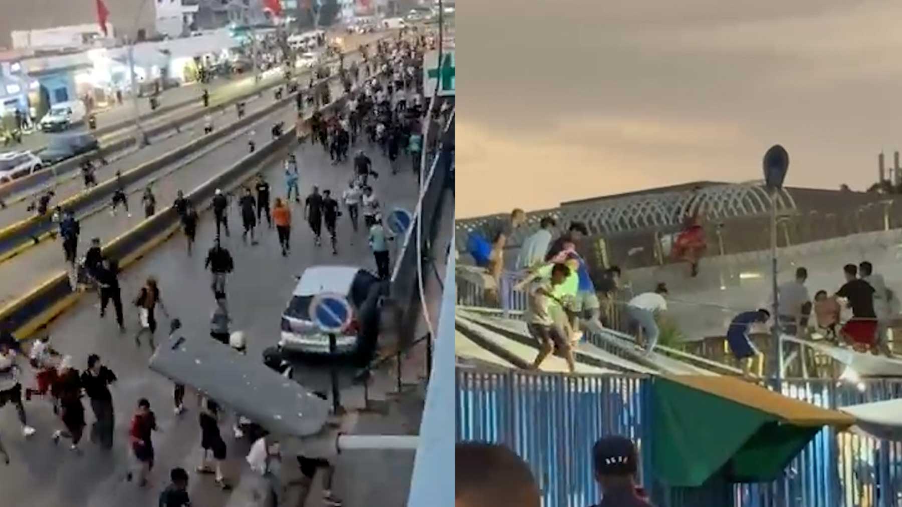 España cierra la frontera con Marruecos en Melilla por un intento de asalto en plena noche