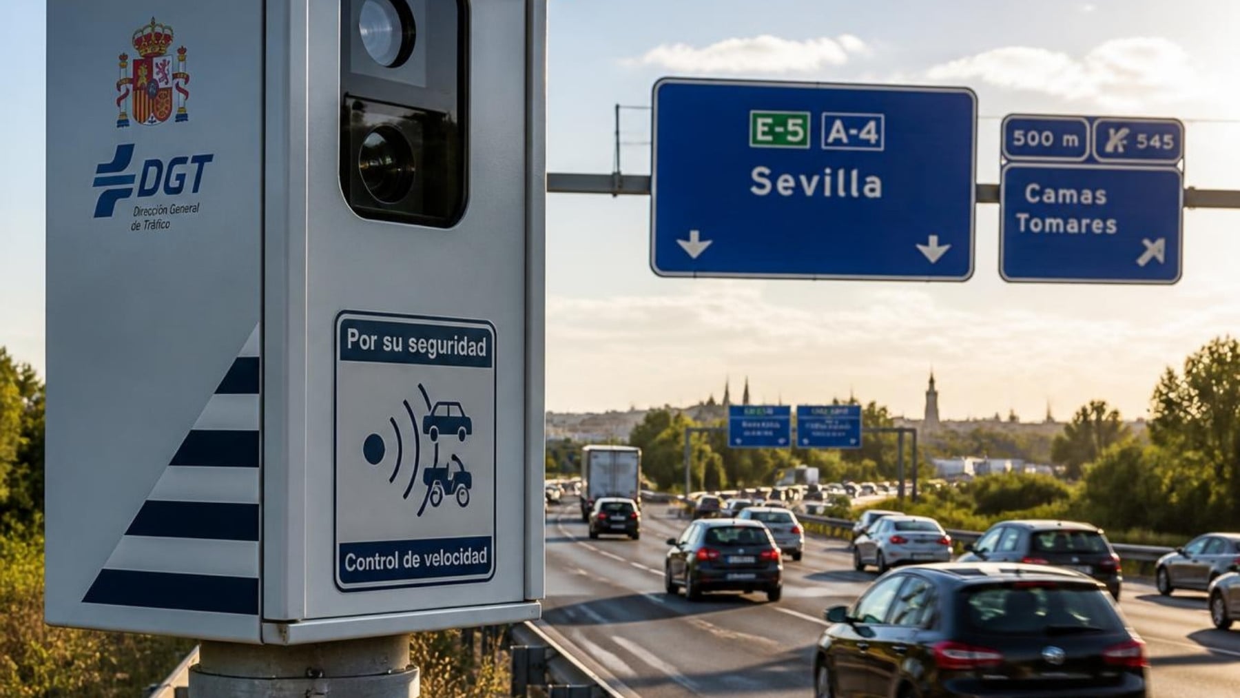 Carretera dirección Andalucía (AI).