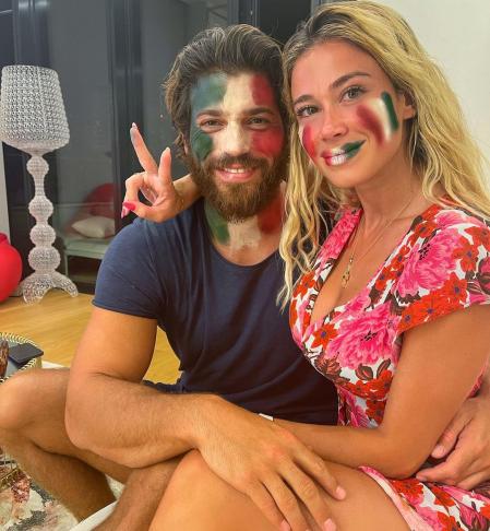 Can Yaman y Diletta Leotta. (Instagram)