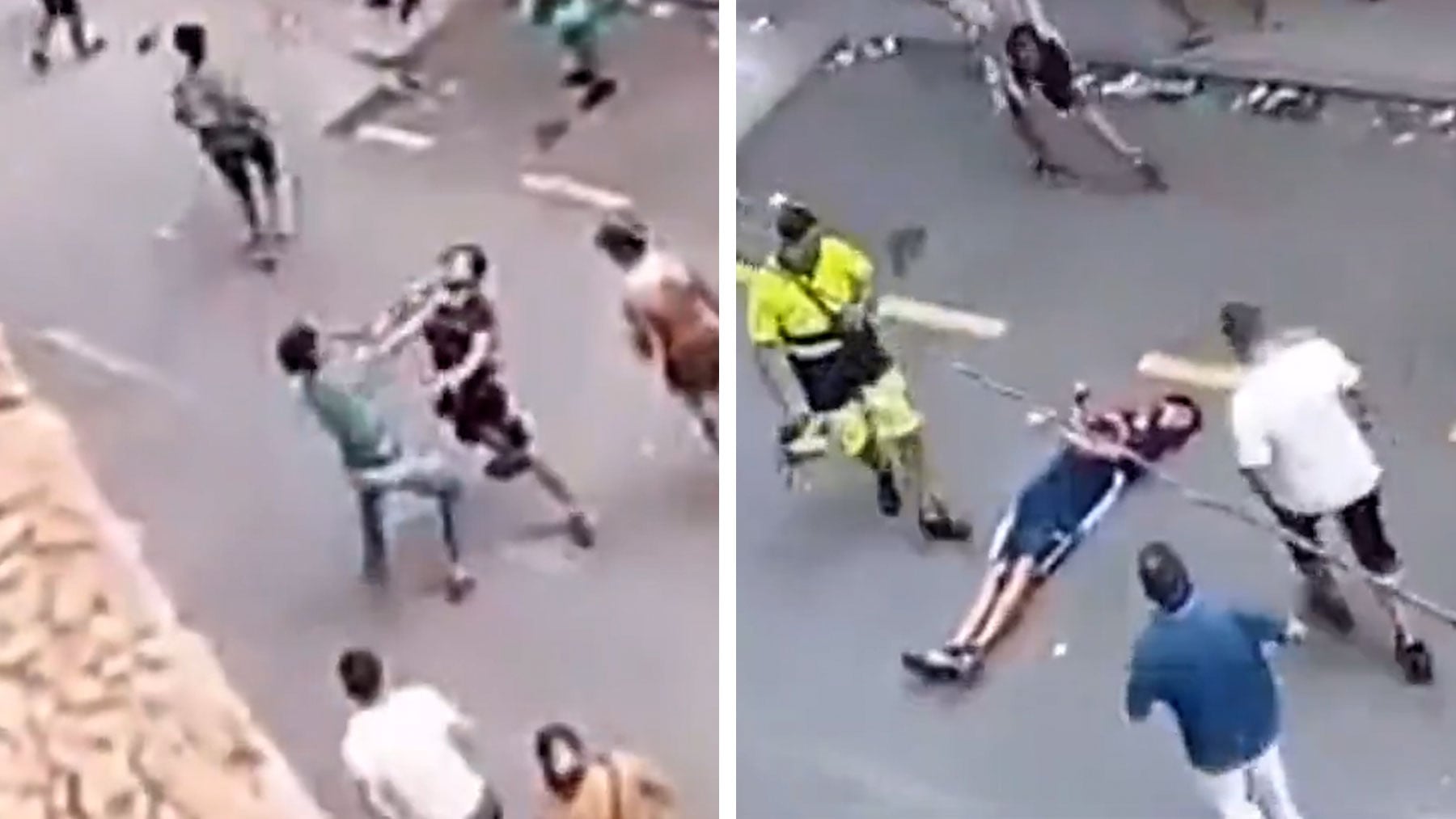 Reyertas y agresiones en las calles de Ceuta entre los vecinos y los marroquíes que asaltaron la frontera