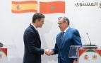 El presidente del Gobierno, Pedro Sánchez y el jefe de Gobierno del Reino de Marruecos, Aziz Akhannouch. EuropaPress