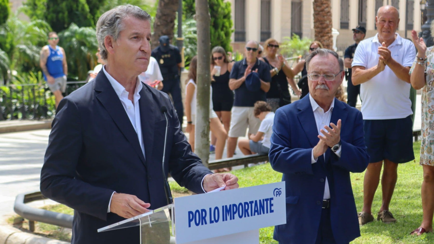 Alberto Núñez Feijóo en Ceuta.