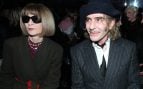 Anna Wintour y John Galliano en un desfile