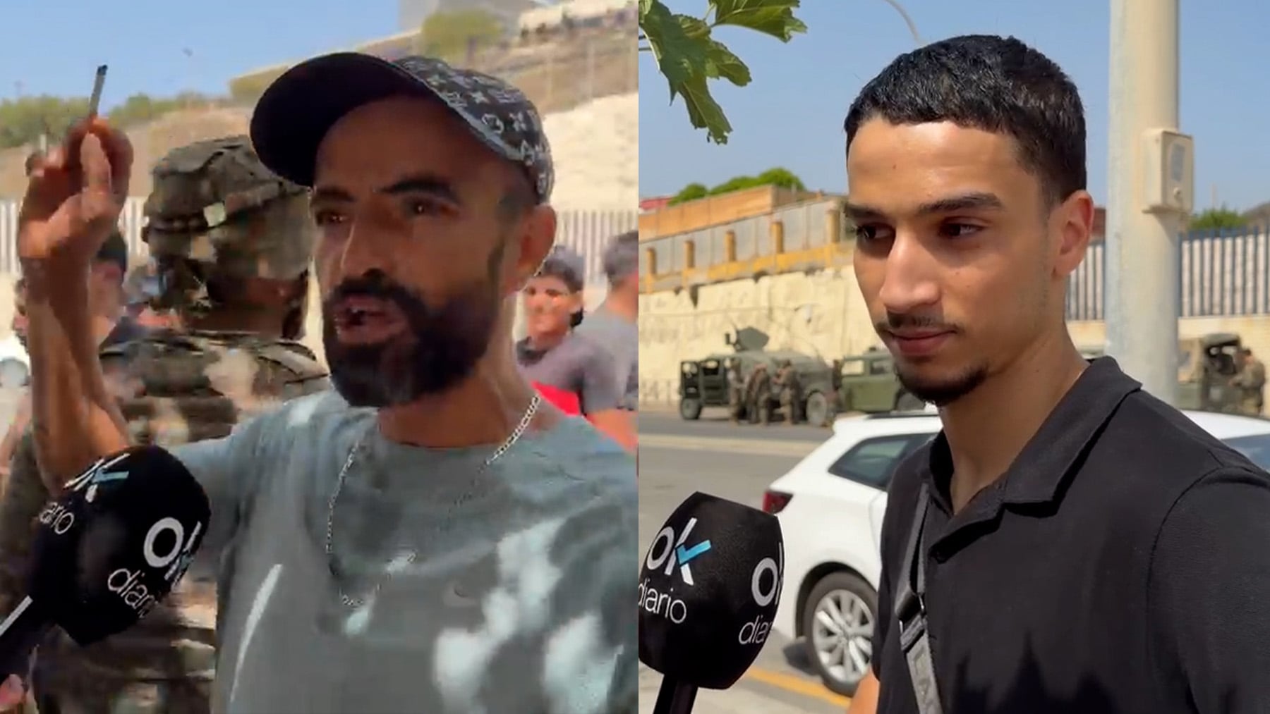 Inmigrantes marroquíes que viven en Ceuta: Lo que ha pasado es culpa de España y Marruecos, dejaron la frontera abierta