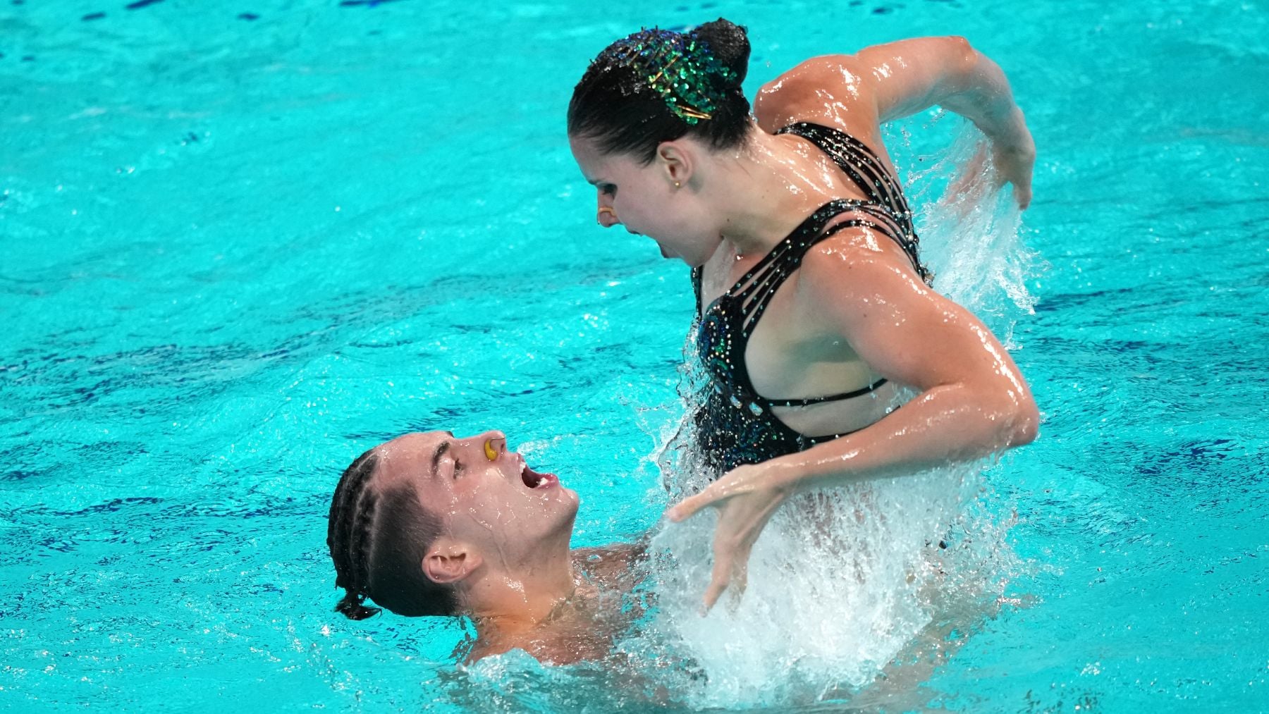 Iris Tió y Dennis González se proclaman subcampeones de Europa de dúo libre mixto