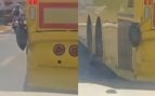 Autobús TIB retrovisor