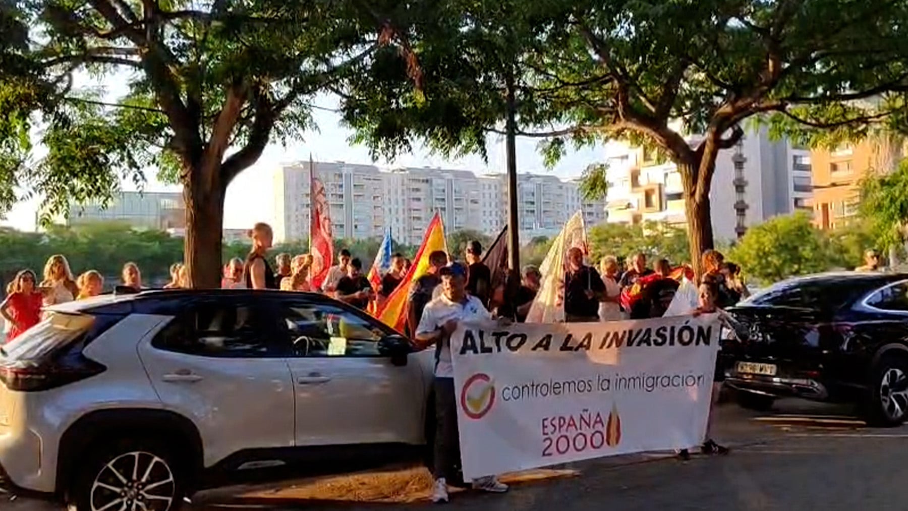 Protestas en Valencia y Alicante contra la gestión de Sánchez en Marruecos: ¡España cristiana y no musulmana!