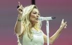 Amaia Montero en un concierto de La Oreja de Van Gogh. (Foto: Europa Press)