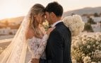 Brahim Díaz y Luz Méndez en su boda. (Foto: RRSS)