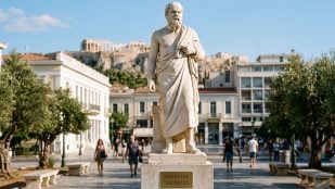 Sócrates. Imagen generada por IA