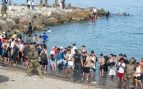 Migrantes intentan cruzar a España desde Marruecos (Europa Press)