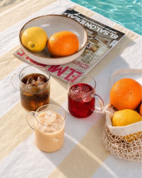 Infusión, bebidas, verano, refrescar, drenar