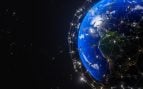 Planeta Tierra cubierto por satélites. Foto: Magnific - @wirestock