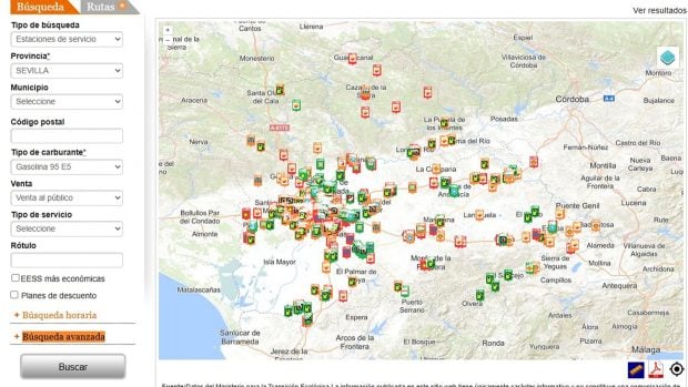 precio gasolina 5 agosto Andalucia